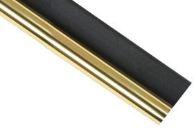 Clip On C Slips Polished Brass 20 Lengths