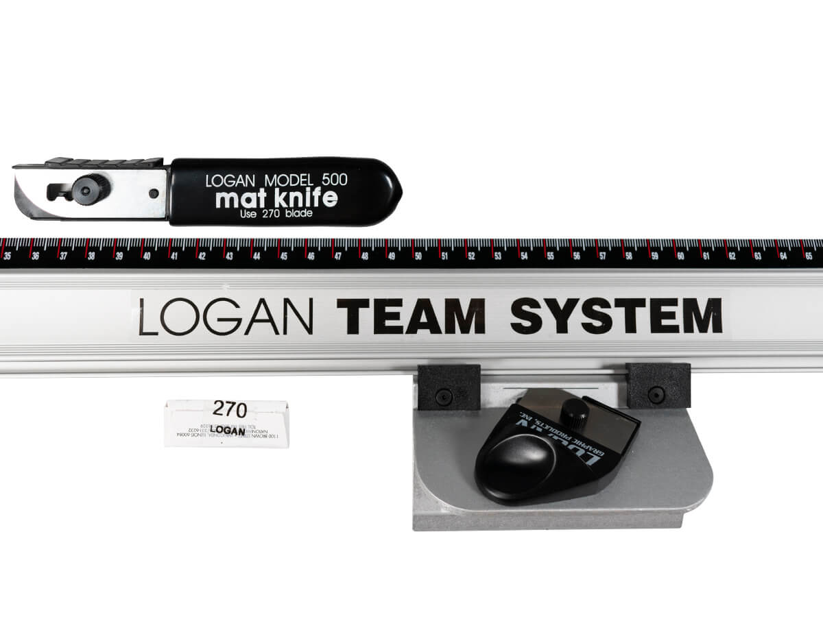 Logan Team System Plus 1010mm Mount Cutter Kit | LION Picture Framing ...