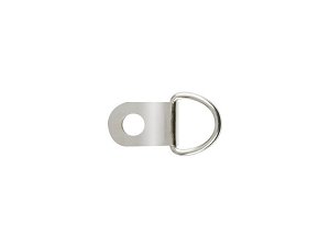 Small 1 Hole D Ring Nickel Plated 500 pack