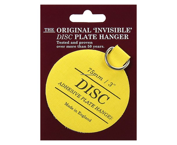 disc plate hanger in packaging