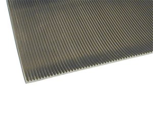 Ribbed Rubber Sheet 3mm 915mm wide 1m