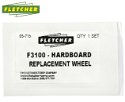 Spare Hardboard Wheels Only Fletcher-Terry 3100 05-715
