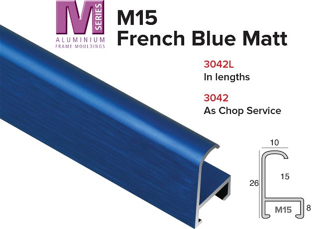 M15 French Blue Matt Length      