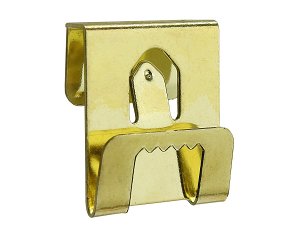 Clip Over Hanger for 2 to 3mm backing boards Gold pack 1000
