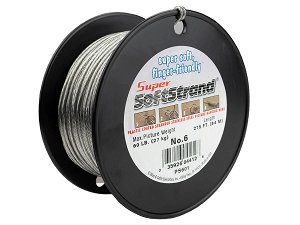 Super Softstrand Stainless Steel Wire No.6 1.90mm 27kg 84m