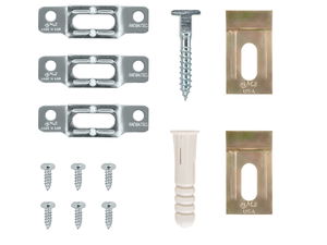 T Screw & Top Hook Kit for Wood Frames 1 bag