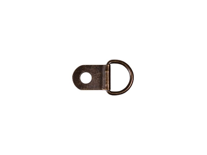 Small 1 Hole D Ring Bronze Plated 500 pack