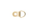 Small 1 Hole D Ring Brass Plated 1000 pack