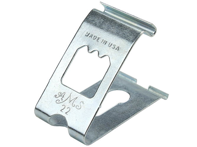 V Clips for Aluminium Frames pack of 1000 AMS 22