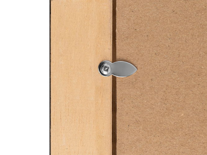 Turn Button Frame Fastener 19mm Nickel 200 pack