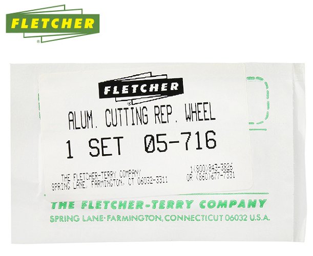 Fletcher Terry 3100 Aluminium Cutting Wheel Set