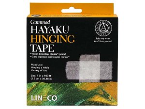 Hayaku Hinging Paper Gummed by Lineco 25mm x 30.48m