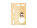 Keyhole Hanger Frame Plates Flat Brass pack 10