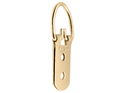 2 Hole Heavy Duty Picture Hanger 58mm Brass Plated pack of 100