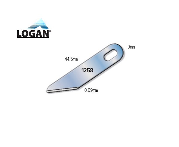 Logan 1258 Blades for V Groover pack 20