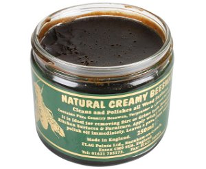 Flag Natural Creamy Beeswax Dark 250ml jar