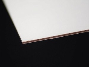 White Liner Display Board 2mm 1040mm x 790mm 1 sheet