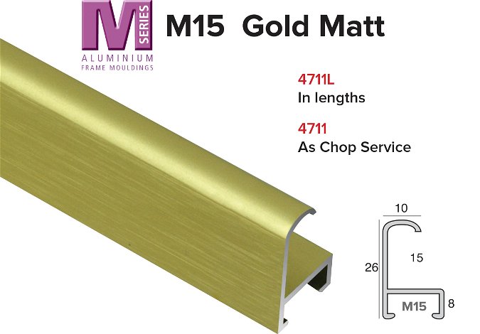 M15 Gold Matt Length        