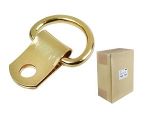 Classic 1 Hole D Ring Brass Plated 1000 pack