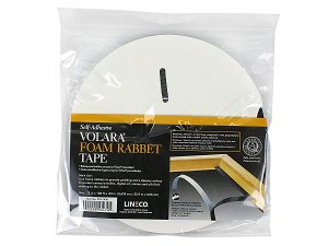 Volara Rebate Black Foam Tape 6mm x 33m roll by Lineco