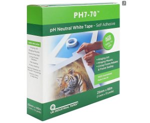 PH7 70 Conservation Self Adhesive Tape 25mm x 66m roll