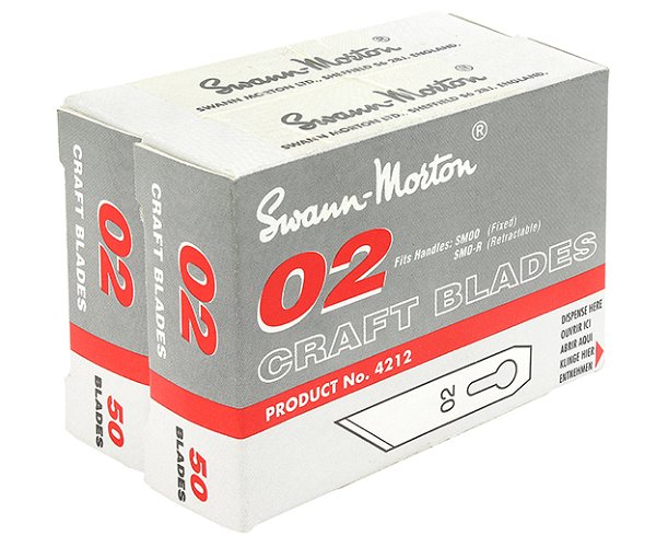 Swann Morton Scalpel Blades SM02 pack 100