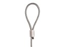 Steel Cable Suspender with Crimped Loop top 2mm dia 1.5m Pack 10