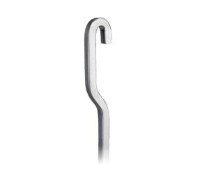 G Top Gallery Rod Satin Silver 2m Pack of 5