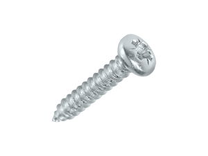 Wood Screws 3.5mm x 19mm Pan Pozi Zinc pack 200