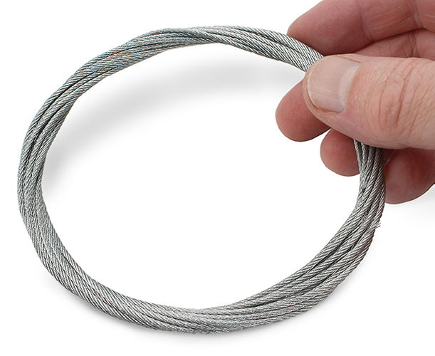 Steel Cable Silver 1.5mm 4m coil  