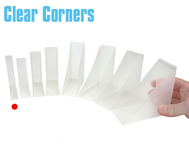 Corner Protectors Clear Plastic 15.5mm Box 1050