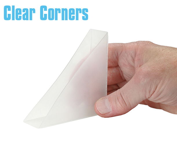 Corner Protectors Clear Plastic 25mm Box 600