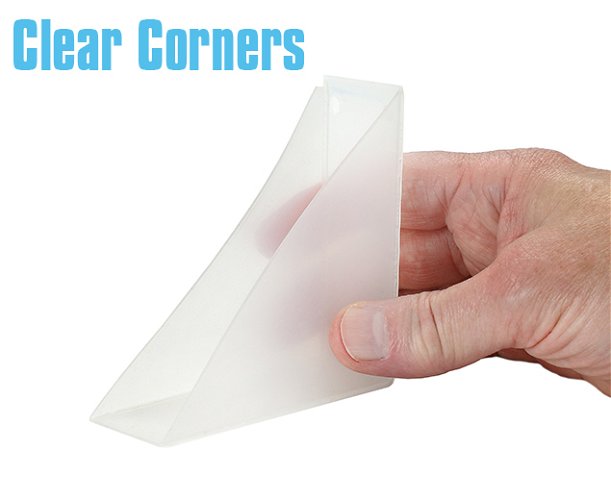 Corner Protectors Clear Plastic 30mm Box 400