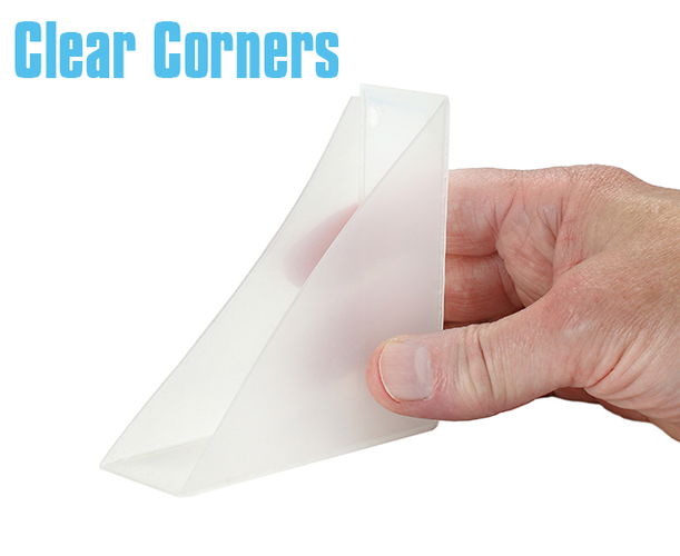 Corner Protectors Clear Plastic 30mm Box 400