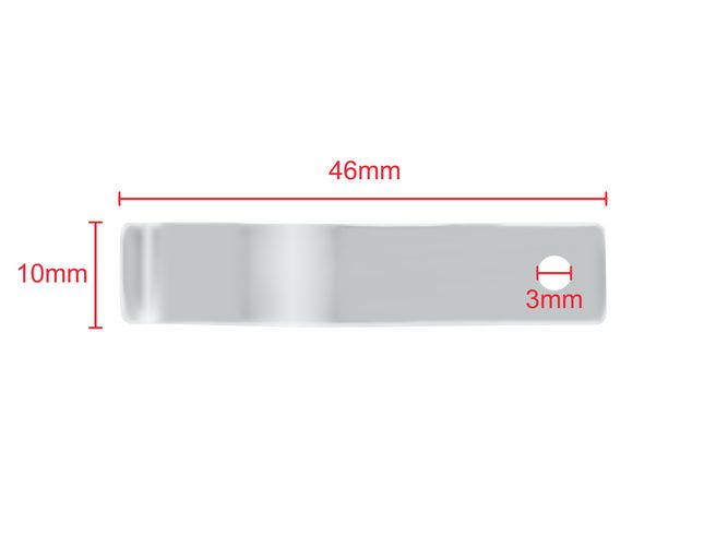 Spring Clips 46mm Zinc Plated 1000 pack