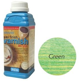 Polyvine Wax Finish Varnish Green 500ml
