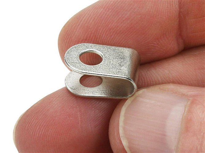 Odems Single Clamp Nickel Plated pack 100