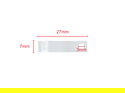 Spring Clips 27mm Zinc Plated 200 pack
