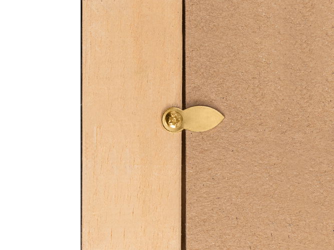 Turn Button Frame Fastener 19mm Brass 200 pack