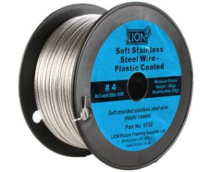 Soft Stainless Picture Wire No.4 1.25mm 14kg 252m