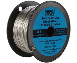 Soft Stainless Picture Wire No.5 1.60mm 19kg 152m