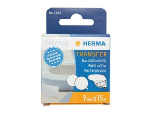 Herma Re Positionable Dots Adhesive 9mm x 15m 1 roll