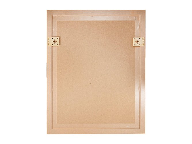 Universal Mirror Plates Brass Plated pack 50