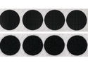 Velcro Heavy Duty Twin Coins Self Adhesive 45mm diameter Black 6 pairs