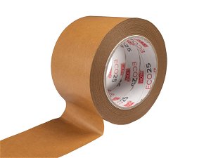 LION ECO25 Self Adhesive Kraft Paper Tape 75mm x 50m 1 roll FSC™ Certified Mix 70%
