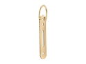 Heavy Duty Picture Hanger with slot 93mm Brass Plated pack of 20