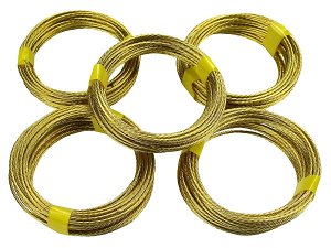 Brass Picture Hanging Wire No.2 1.10mm 11kg 5 x 3m coils 