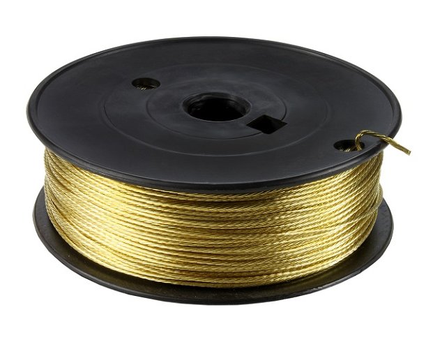 Brass Picture Hanging Wire No.2 1.10mm 11kg x 150m