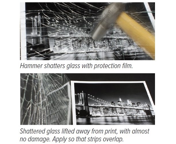 Glass Protection Film 300mm x 500m