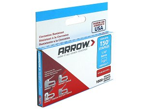 Arrow T50 Staples 6mm Stainless Steel 1000 Box